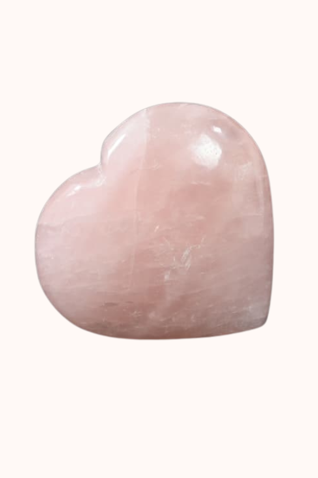 Rose Quartz Heart