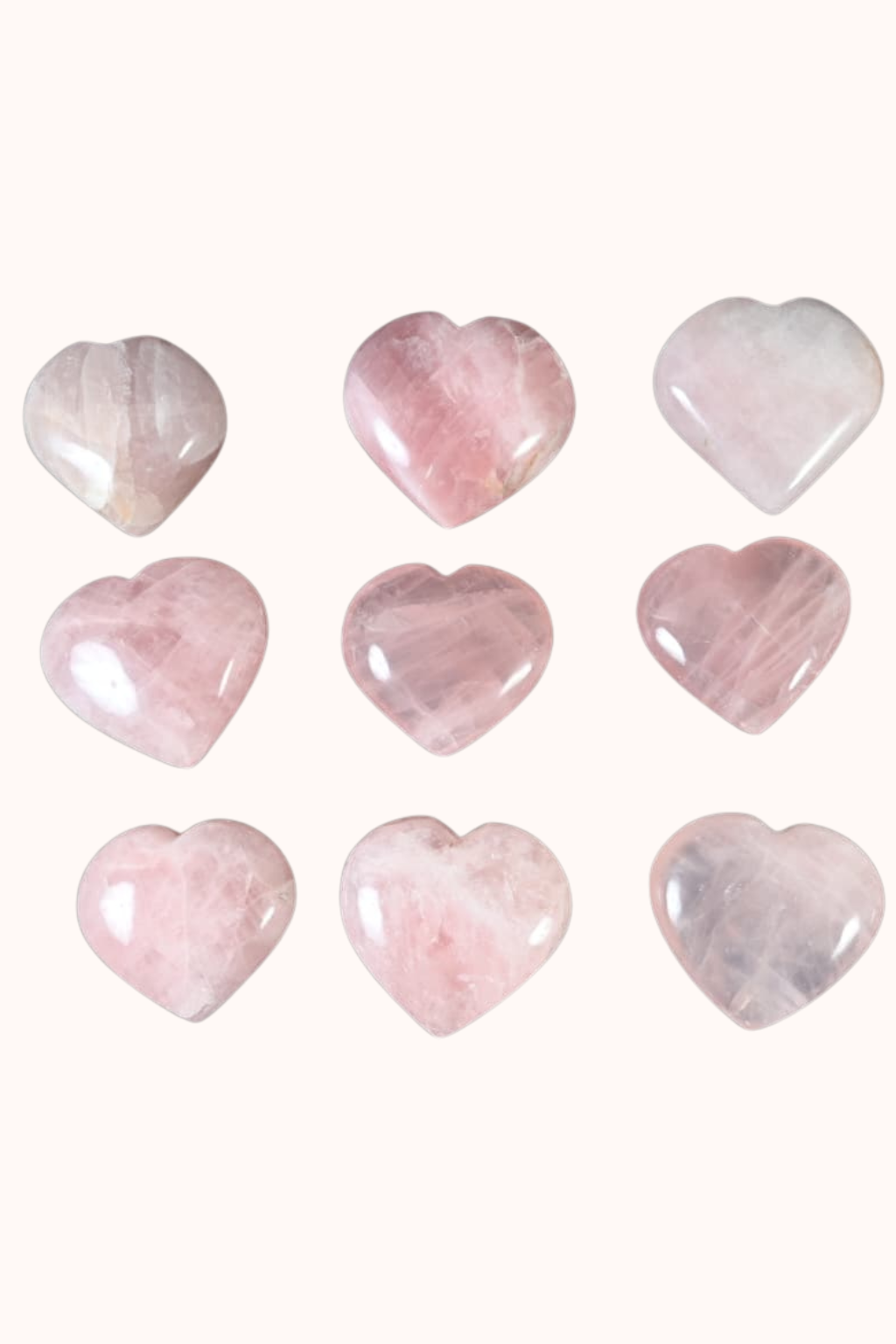 Rose Quartz Heart