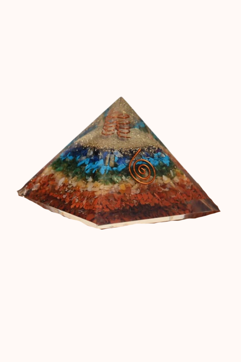 7 Chakra Stone Pyramid